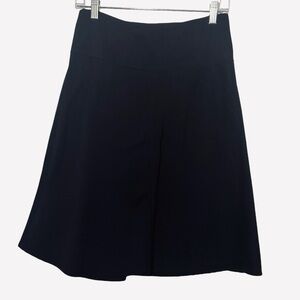 Betabrand Black Work-It A-Line Skort Skirt Small